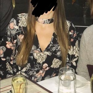 Floral Bell sleeve boutique top